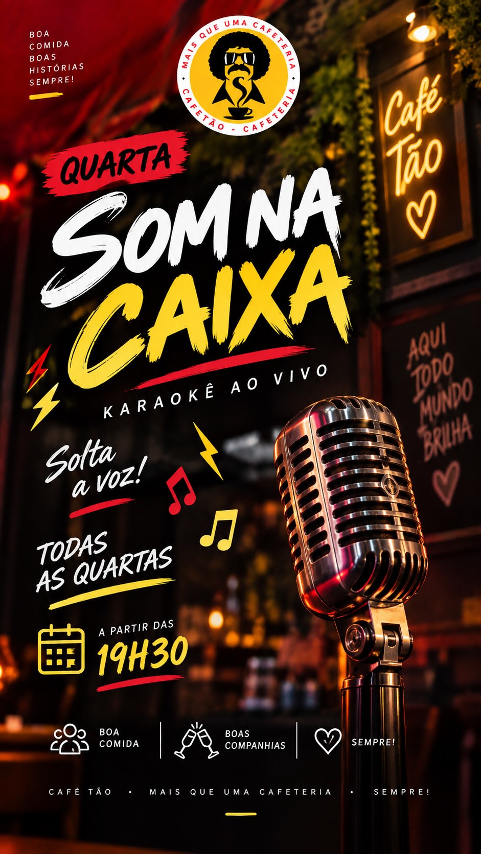 KARAOKÊ SOM NA CAIXA