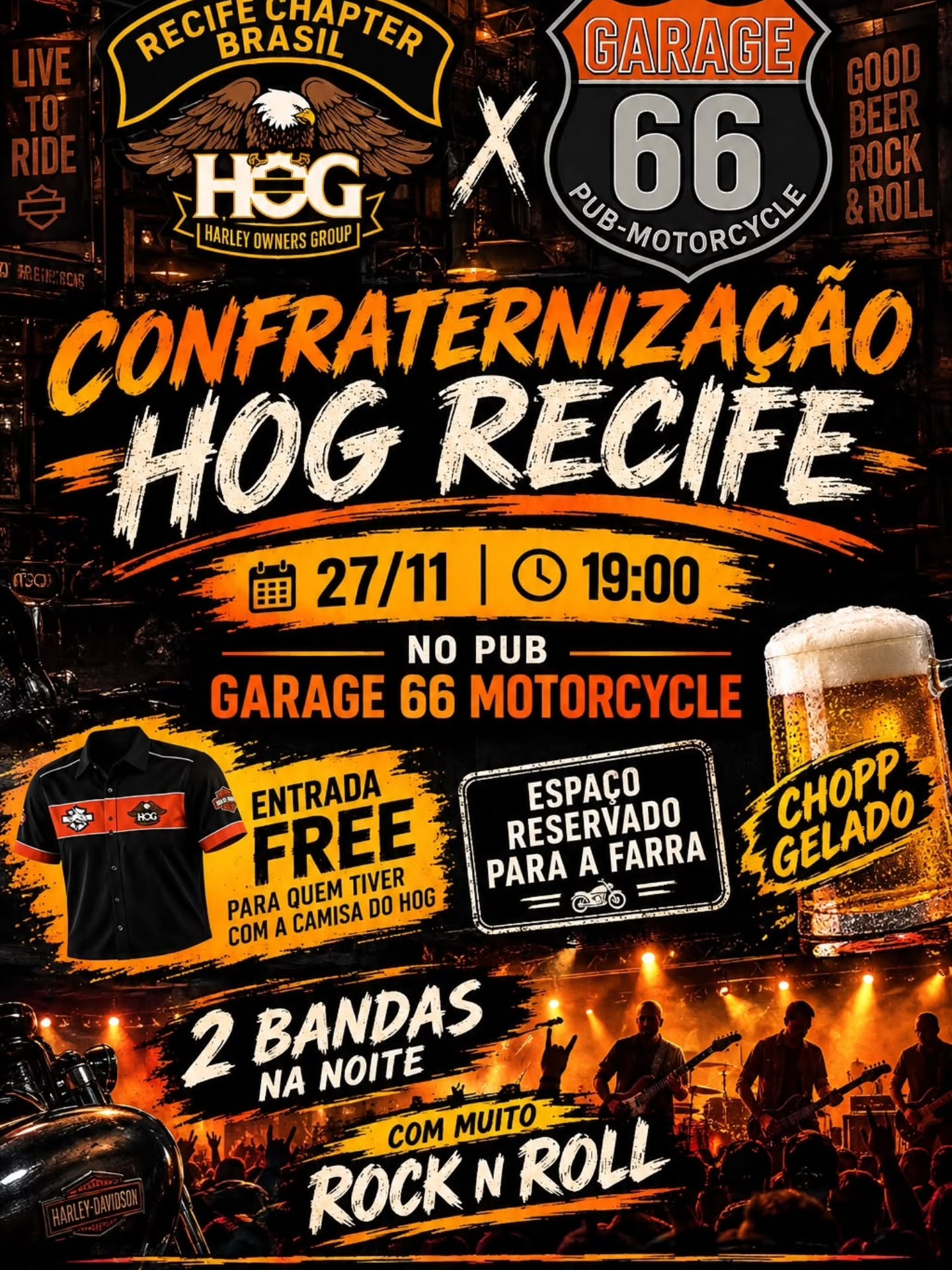 CONFRATERNIZAÇÃO HOG RECIFE
