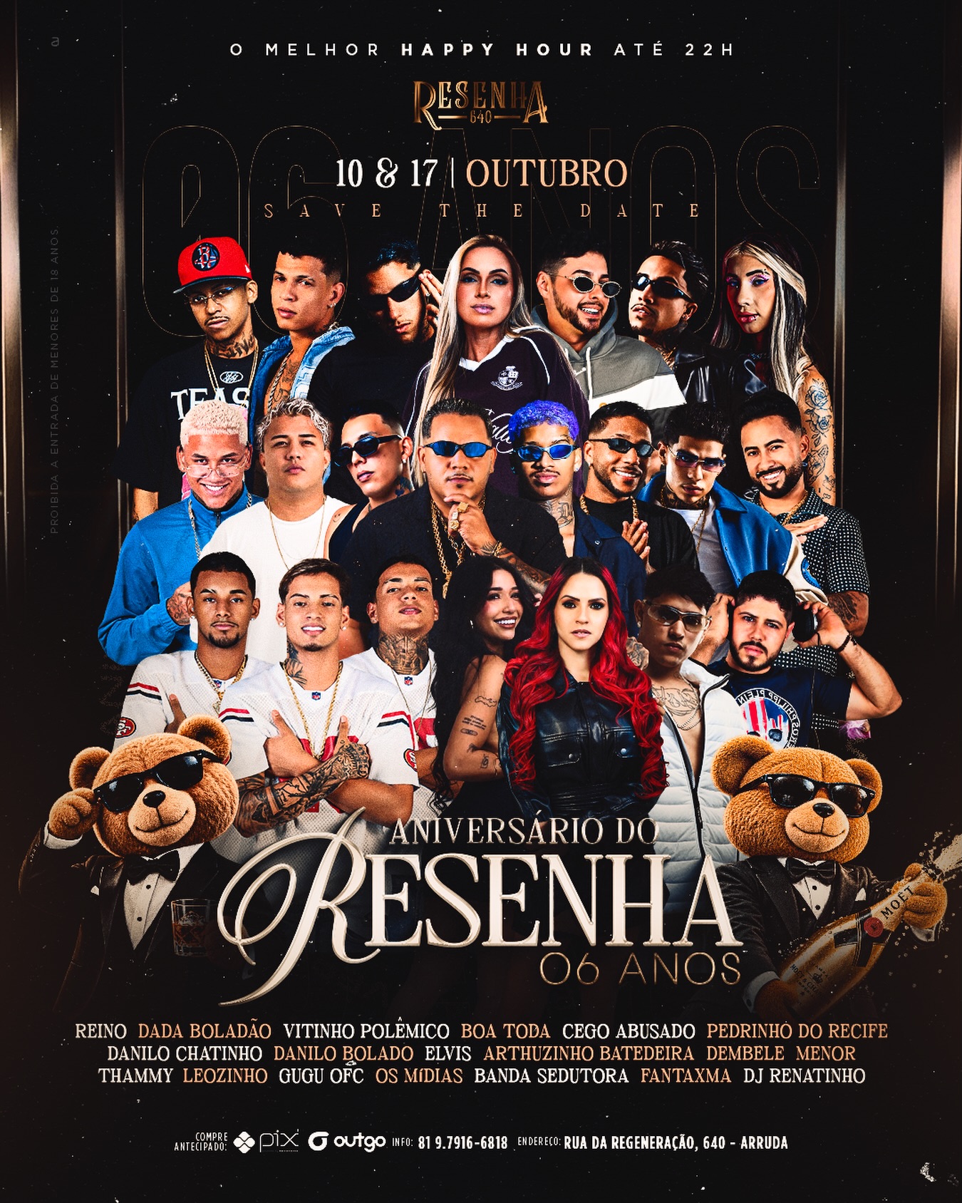 ANIVERSÁRIO DO RESENHA 06 ANOS