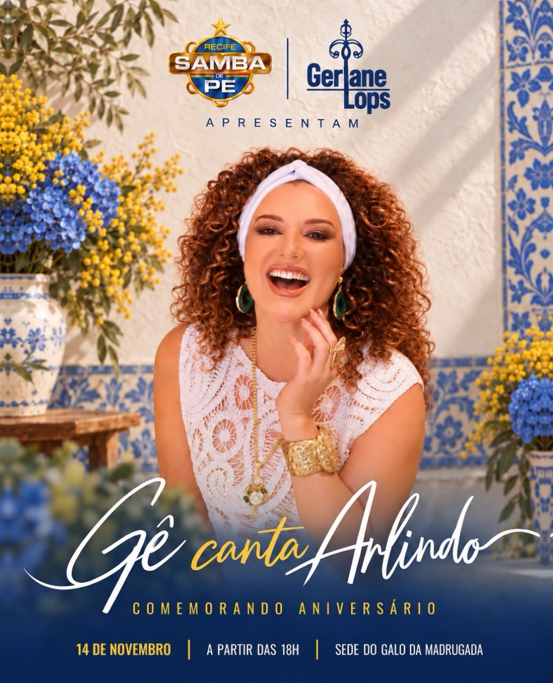 Gê canta Arlindo