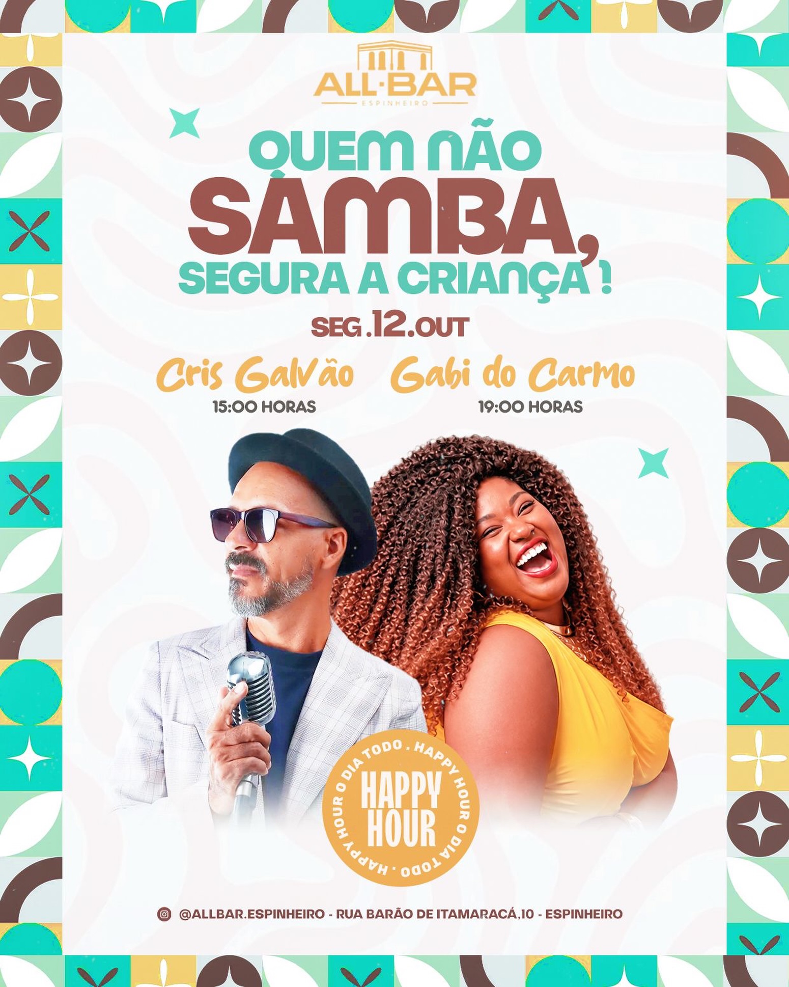 QUEM NÃO SAMBA, SEGURA A CRIANÇA!